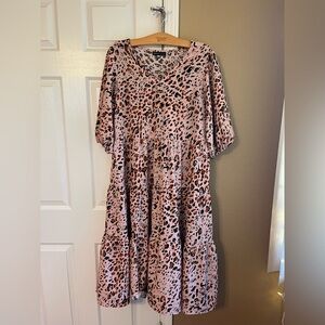 SHEIN leopard print dress